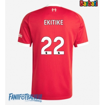 Liverpool Hugo Ekitike #22 Tricou Fotbal Replică 2025-26 Barbati Acasa